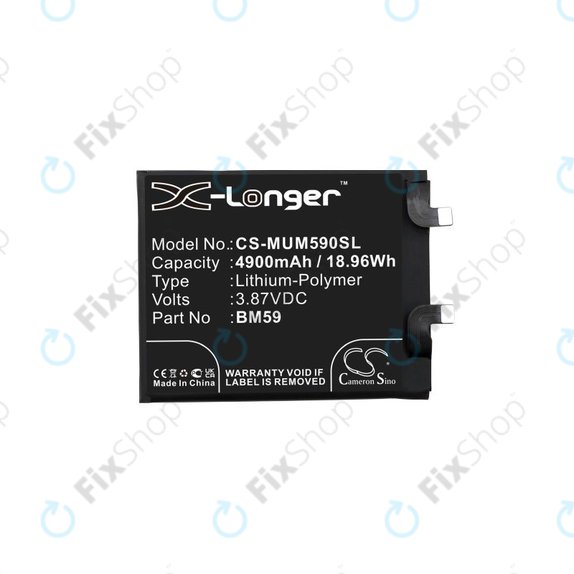 Batteria per Xiaomi 11T, BM59, 4900mAh, HQ