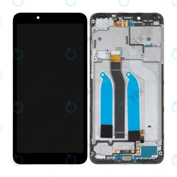 Schermo per Xiaomi Redmi 6, Redmi 6A, Black, Vetro touch con cornice