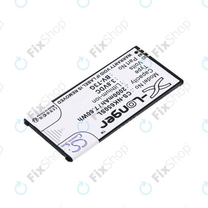 Batteria per Nokia Lumia 650, BV-T3G, Li-Ion, 3.8V, 2000mAh, HQ