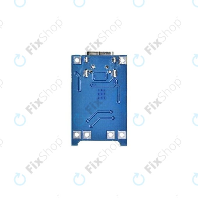 Modulo di ricarica TP4056 per batteria Li-ion 18650, USB-C, 1 A