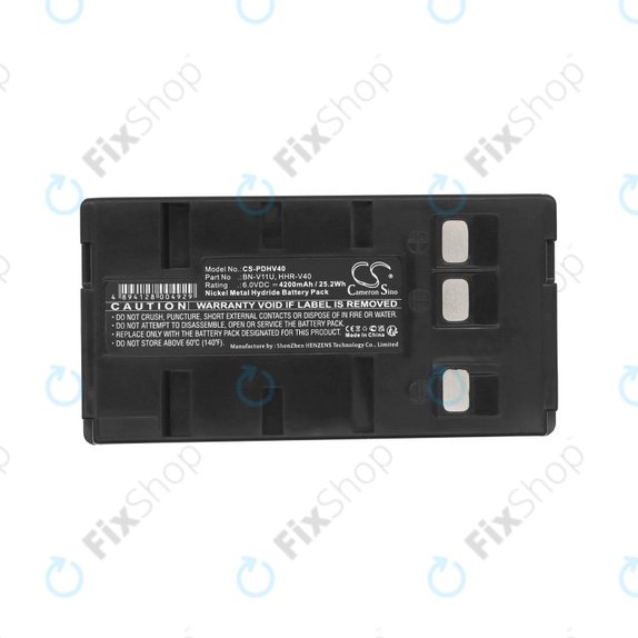 Batteria per Blaupunkt, Grundig, JVC, Metz, Panasonic, Philips, Siemens, HHR-V40, Ni-MH, 4200mAh, 6V, HQ