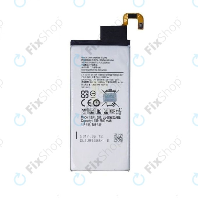 Batteria per Samsung S6 Edge G925F, EB-BG925ABE, 2600mAh