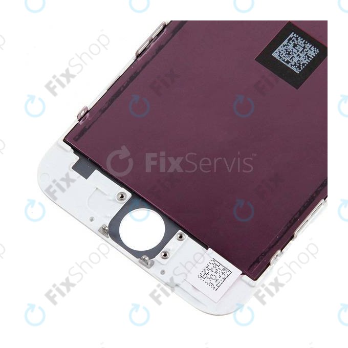 Schermo per iPhone 6, White, Vetro touch con cornice