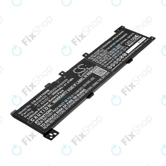 Batteria per Asus A705QA, Asus F705MA-BX030T, B31N1635, Li-Pol, 3600mAh, 11.52V, HQ