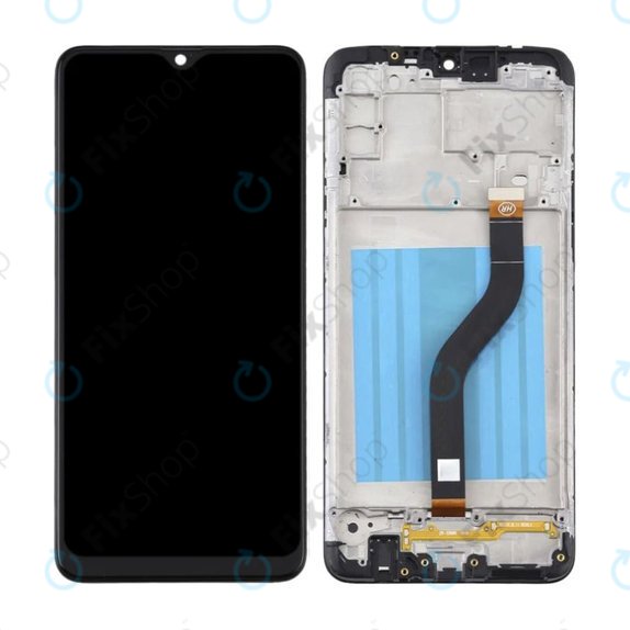 Schermo per Samsung A20s A207F, Vetro touch con cornice