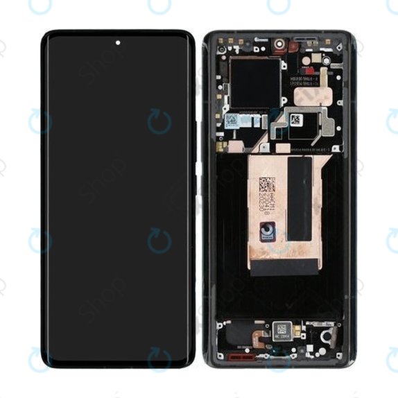 Schermo per Xiaomi 13 Ultra, Black, Vetro touch con cornice, 56000600M100, Genuine Service Pack