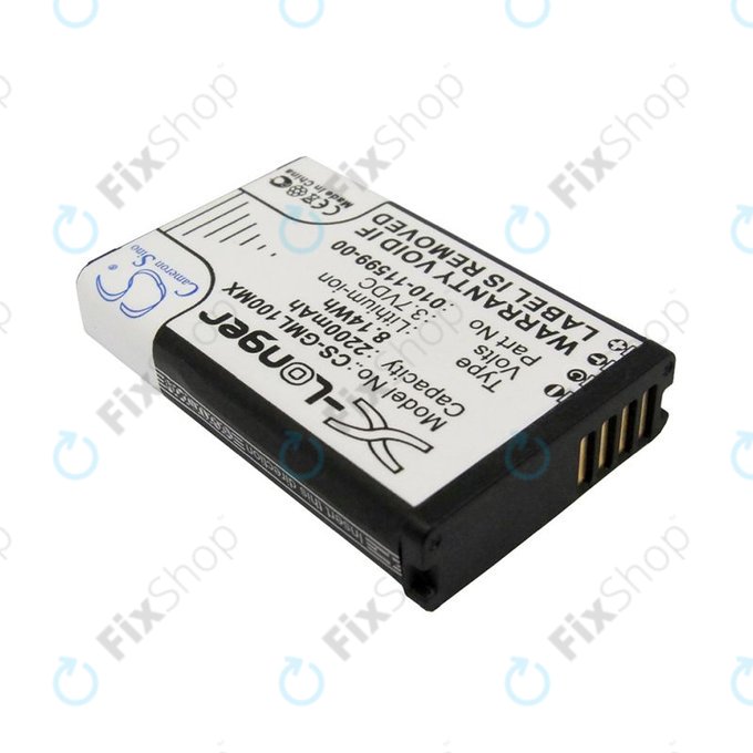 Batteria per Garmin E1, E2, Garmin Virb Elite, 010-11599-00, Li-Ion, 2200mAh, 3.7V, HQ