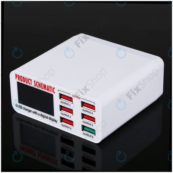 Stazione di ricarica USB con USB 3.0, Product Schematic 896