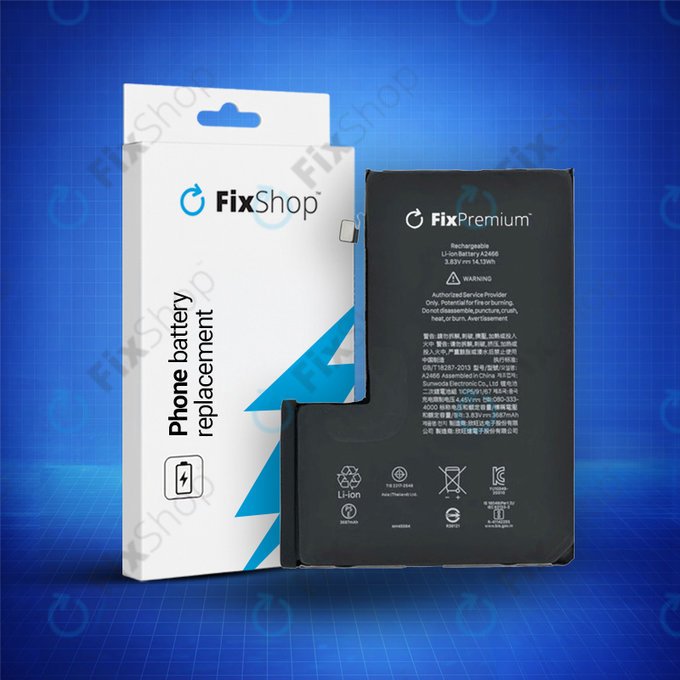 Batteria per iPhone 12 Pro Max, 3687mAh, DIAGNOSTIC