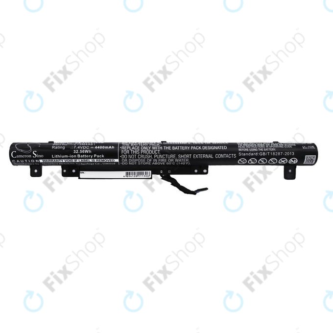 Batteria per Lenovo Flex 2 14, 15, L13M4A61, Li-Ion, 4400mAh, 7.4V, HQ