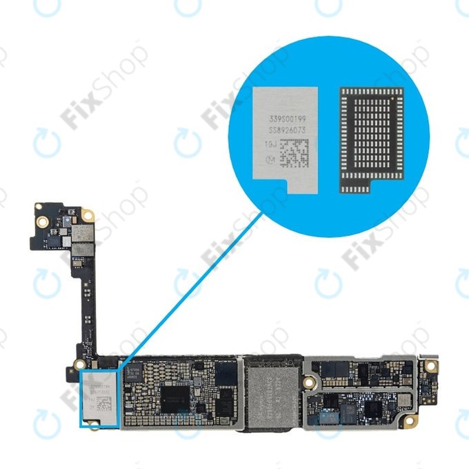 IC Wi-Fi e Bluetooth 339S00199 per iPhone 7, 7 Plus