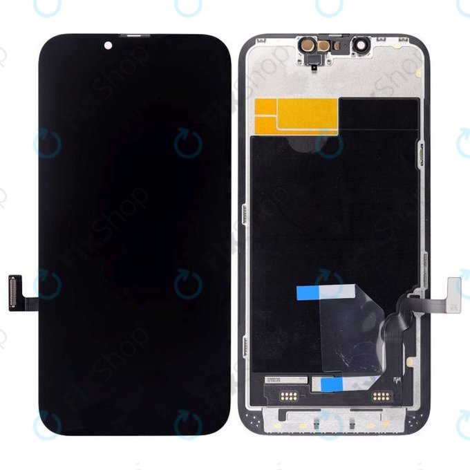 Schermo per iPhone 13, Vetro touch con cornice, Refurbished