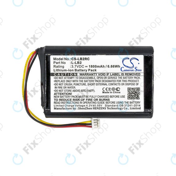 Batteria per Logitech MX1000, L-LB2, Li-Ion, 1800mAh, 3.7V, HQ