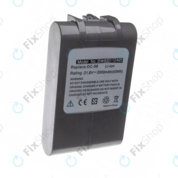 Batteria per Dyson DC-seriess, V6, 965874-02, Li-Ion, 2000mAh, 21.6V