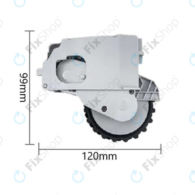 Ruota con motore (destra) per Xiaomi Dreame F9, Mi Robot Vacuum Mop (Mijia 1C), 2 Pro+ (Mijia 1T), White