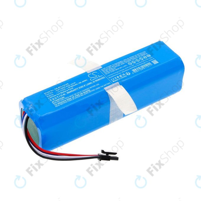 Batteria per 360 S6 Pro, S9 X90 X95 Eufy Robovac L70 Hybrid INR18650M26-4S2P, Li-Ion, 6700mAh, 14.4V, HQ