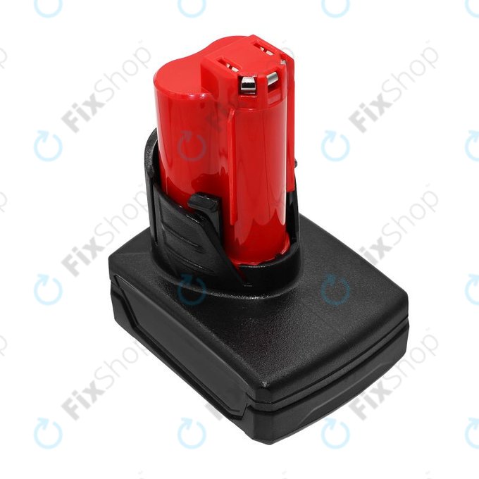 Batteria per Milwaukee M12 Redlithium XC 4.0, M12 B3 XC, M12 B4 XC, Li-Ion, 6000mAh, 12V, HQ
