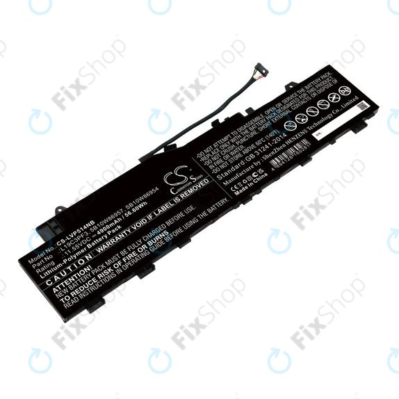 Batteria per Lenovo Ideapad 5 14, Xiaoxin Air 14 2020, 5B10W86957, Li-Pol, 4900mAh, 11.55V, HQ