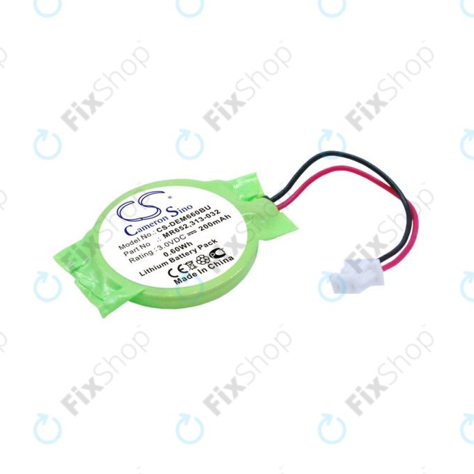 Batteria di backup per Dell Latitude E6320, 077-A00, Lithium, 200mAh, 3V, HQ