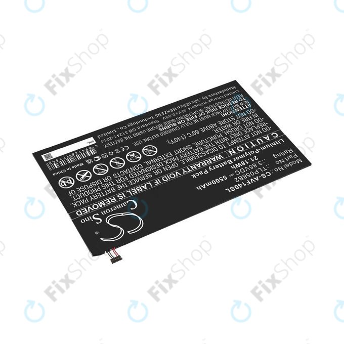 Batteria per Vodafone Tab Prime 7, TLP058B2, Li-Pol, 3.85V, 5500mAh, HQ