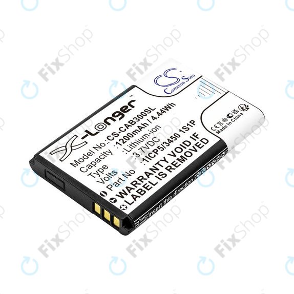Batteria per Cat B30, 1ICP5/3450, 1S1P, Li-Ion, 3.7V, 1200mAh, HQ