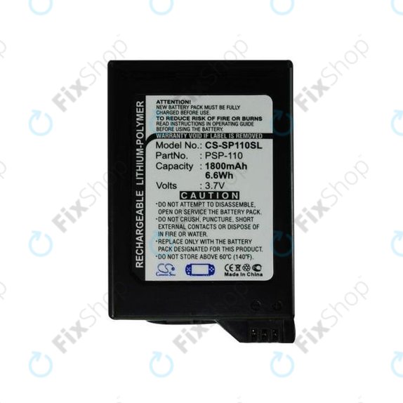 Batteria per Sony Playstation Portable 1000, PSP-110, 1800mAh, HQ