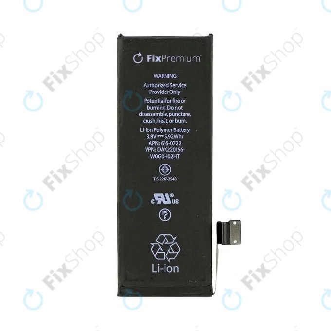 Batteria per iPhone 5S, 1560mAh, FixPremium