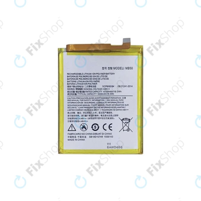Batteria per Motorola Moto G200 XT2175, MB50, 5000mAh