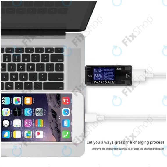 Tester di ricarica USB per smartphone, Phonefix KWS-V21