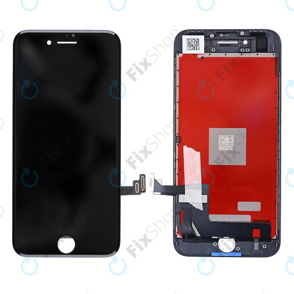 Schermo per iPhone 8, SE (2020), SE (2022), Black, Vetro touch con cornice, Refurbished