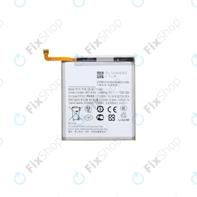 Batteria per Samsung S23 FE S711B, EB-BS711ABY, 4500mAh