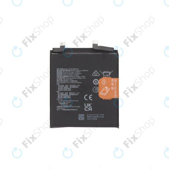 Batteria per Honor Magic6 Pro, HB566880EHW, 5600mAh