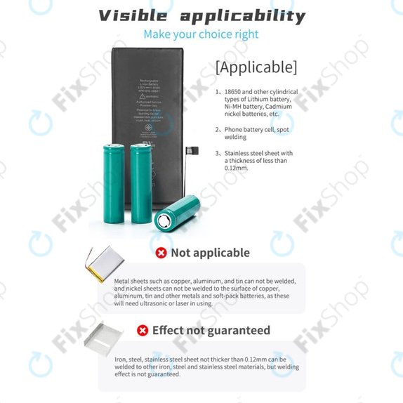 Set microsaldatore a punti per riparazione flex batteria per iPhone 11 - 12 Pro Max, QianLi Macaron