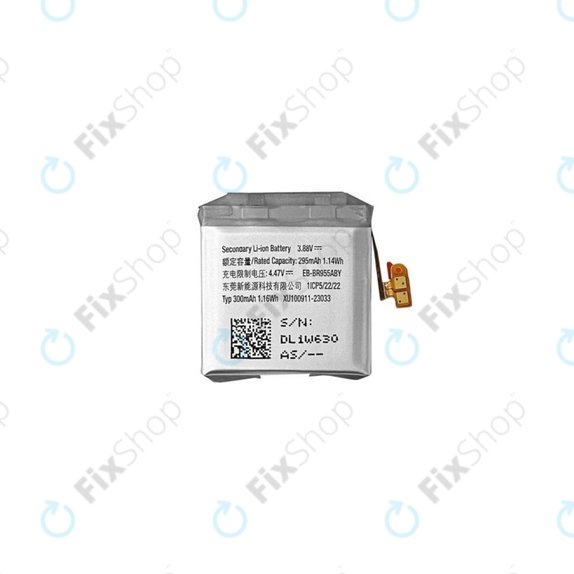 Batteria per Samsung Galaxy Watch 6 43mm Classic R950, R955, 300mAh, EB-BR955ABY, GH43-05160A, Genuine Service Pack