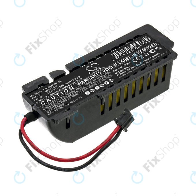 Batteria per Mitsubishi Melservo MR-J3, Li-MnO2, MR-J3BAT, 2000mAh, 3.6V, HQ