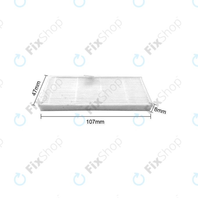 Filtro polvere, 2 pz. per Xiaomi Viomi S9, Lydsto R1, Proscenic M7 Pro, M8 Pro