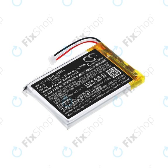 Batteria per FLIR C2, C3, T199369, Li-Pol, 1000mAh, 3.7V, HQ