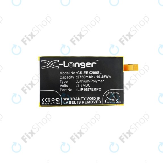 Batteria per Sony Xperia XZ2 Compact, 2750mAh, Li-Pol, 3.8 V, LIP1657ERPC, HQ