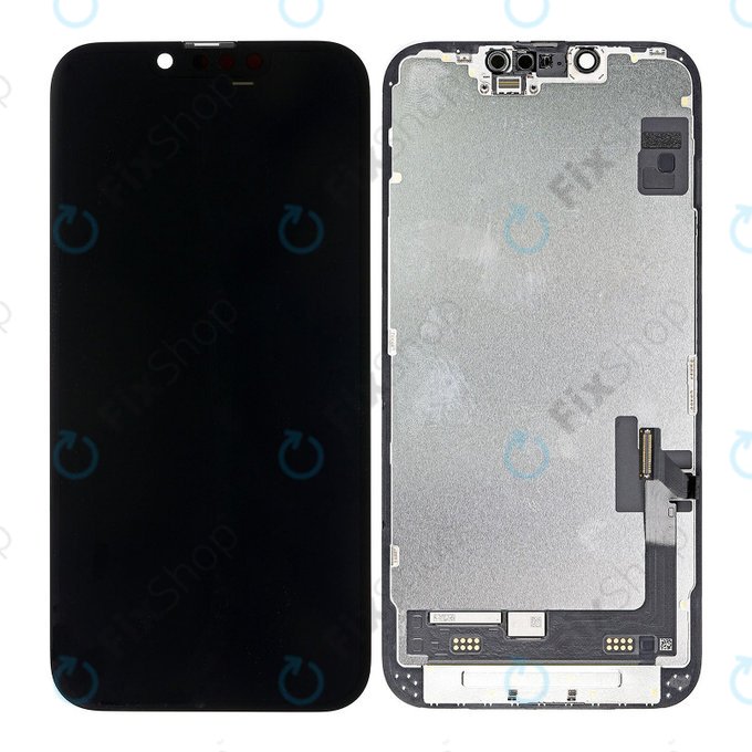 Schermo per iPhone 14, Vetro touch con cornice, Refurbished