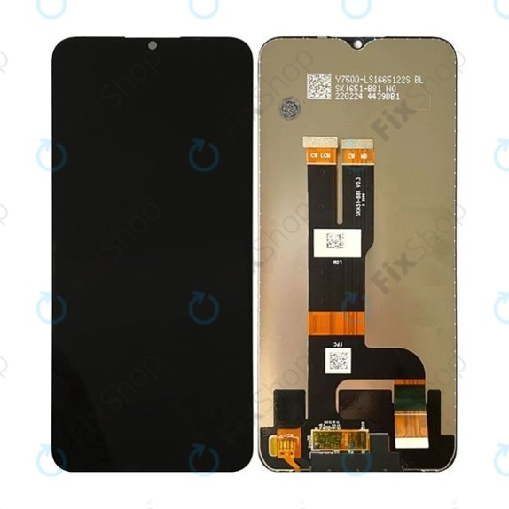 Schermo LCD per Realme C31, Vetro touch senza cornice