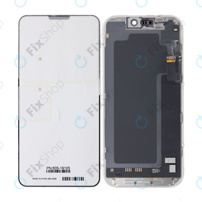 Schermo OLED per iPhone 17 Pro, Vetro touch con cornice, 661-56125, Genuine Apple