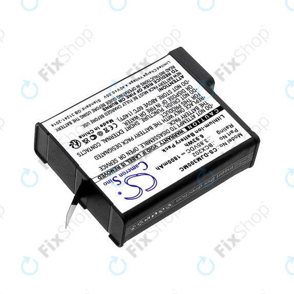 Batteria per DJI Osmo Action 3, Action 4, BCX202, Li-Ion, 1800mAh, 3.85V, HQ