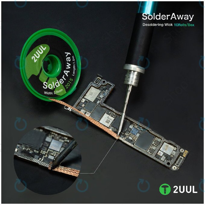 Treccia dissaldante Solder Vampire 10 rotoli/scatola, 2UUL DW11