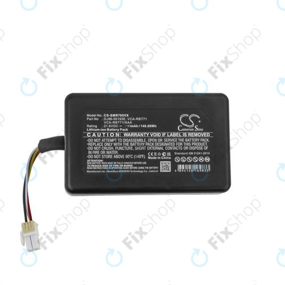 Batteria per Samsung PowerBot R7040, 4583mAh