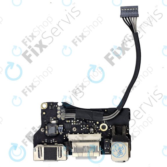 Scheda I/O (MagSafe 2, USB, Audio) per MacBook Air 13" A1466 (Mid 2013 - Mid 2017), Refurbished