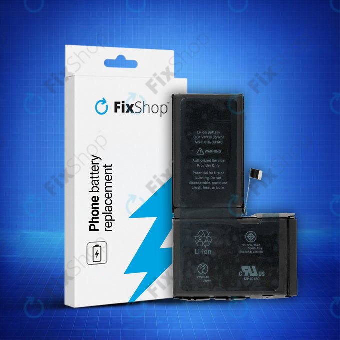 Batteria per iPhone X, 2716mAh
