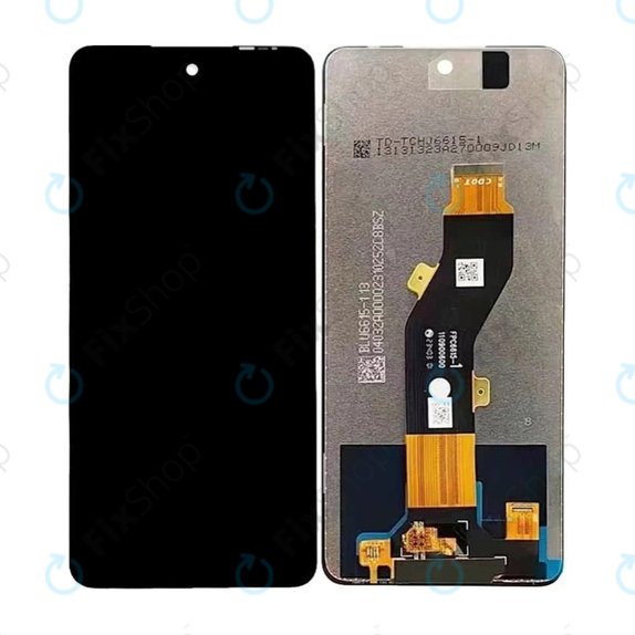 Schermo LCD per Infinix Hot 40i, Vetro touch senza cornice