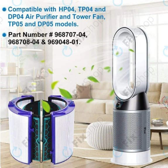 Set filtri per Dyson Pure Hot+Cool, Pure Cool (HEPA + Activated carbon)