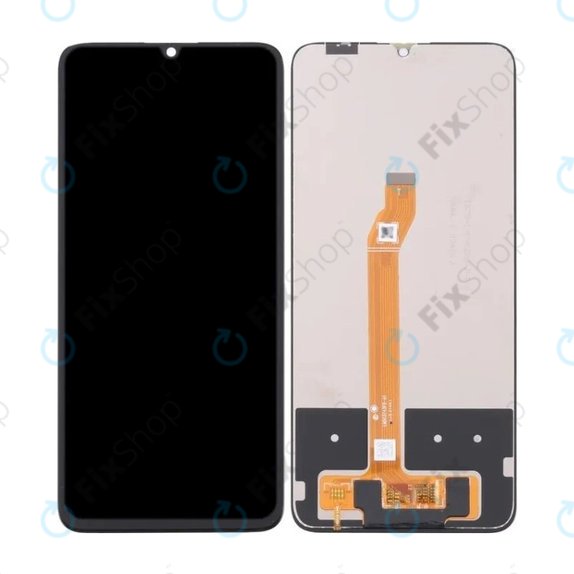 Schermo LCD per Honor X7 CMA-LX2, Vetro touch senza cornice