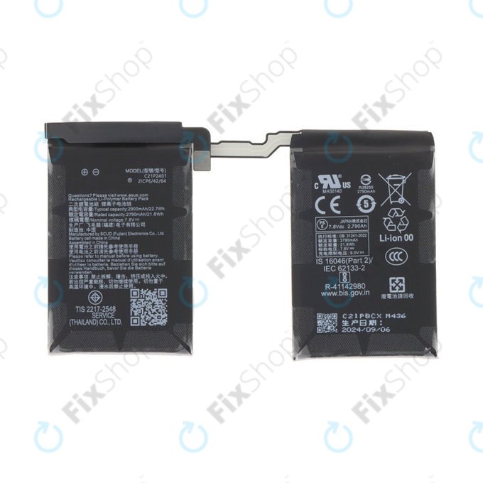 Batteria per Asus ROG Phone 9, 9 Pro, C21P2401, 5800mAh